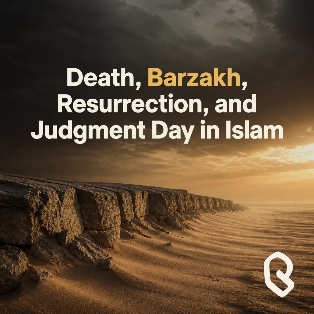 Artwork for “Death, Barzakh, Resurrection, and Judgment Day in Islam”, a Reverts community recording.